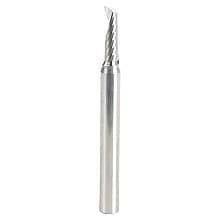 5mm x 63mm Up-Cut 'O' Aluminum Cutting CNC Spiral Router Bit, 1-Flute, 6mm Shank