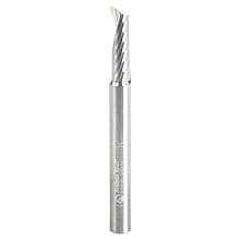 6mm x 64mm Up-Cut 'O' Aluminum Cutting CNC Spiral Router Bit, 1-Flute, 6mm Shank