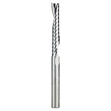 6mm x 75mm Up-Cut 'O' Plastic Cutting CNC Spiral Router Bit, 1-Flute, 6mm Shank
