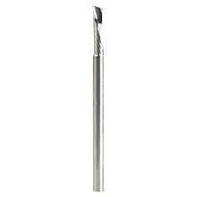 1/8" x 2" Down-Cut 'O' Aluminum Cutting CNC Spiral Router Bit, 1-Flute, 1/8" Shank