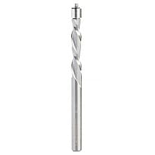 1/4" x 3-1/2" Aluminum Cutting Down-Cut Flush Trim Spiral Bit, 2-Flute, 1/4" Shank