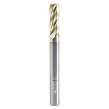 1/4" Dia x 3/4" Solid Carbide CNC Spiral Router Bit for Glass Reinforced Plastic Cutting, 1/4" Shank Up-Cut ZrN Coated Router Bit