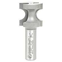 1" x 1/4" Radius Bull Nose Router Bit, 2-Flute, 1/2" Shank