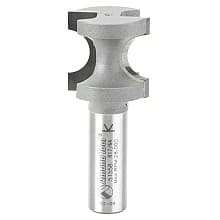 1-1/32" x 17/64" Radius Bull Nose Router Bit, 2-Flute, 1/2" Shank