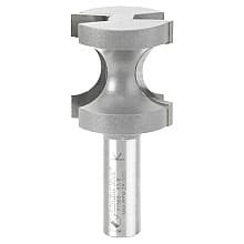 1-3/8" Dia x 1-27/64" Carbide Tipped Bull Nose Bit, 3/8" Radius, 1/2" Shank