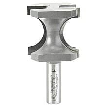 1-11/16" Dia x 1-9/16" Carbide Tipped Bull Nose Bit, 1/2" Radius, 1/2" Shank