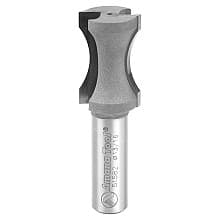 13/16" Dia x 1-1/4" Carbide Tipped Convex Edging 23/32" Radius, 1/2" Shank