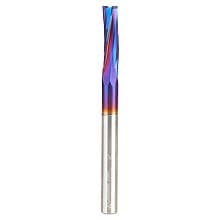 1/4" Dia x 7/8" Solid Carbide Spektra Extreme Tool Life Coated Spiral Finisher Router Bit, 1/4" Shank Up-Cut