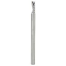 4mm Dia x 12mm Metric Solid Carbide CNC Spiral 'O' Single Flute, Plastic Cutting, 4mm Shank, 64mm Long Up-Cut Router Bit