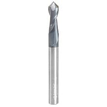 1/4" x 2-1/2" High Performance CNC 'V' Up-Cut Spiral Drill Router Bit/End Mill, 2-Flute, 1/4" Shank