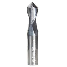 5/8" x 3-1/2" High Performance CNC 'V' Up-Cut Spiral Drill Router Bit/End Mill, 2-Flute, 5/8" Shank