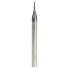 0.035" AlTiN Coated CNC Steel Square Mini End Mill Bit, 2-Flute