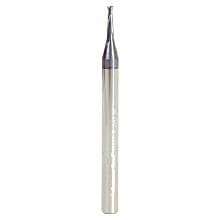0.045" AlTiN Coated CNC Steel Square Mini End Mill Bit, 2-Flute