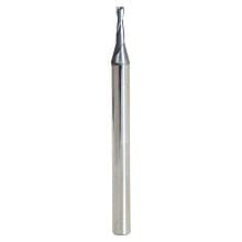 0.055" AlTiN Coated CNC Steel Square Mini End Mill Bit, 2-Flute