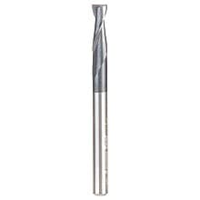 1/8" Dia x 3/8" CNC Solid Carbide Up-Cut Spiral Router Bit for Steel/Stainless Steel with AlTiN Coating 2-Flute, 1/8" Shank