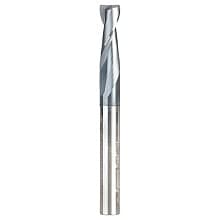 1/4" Dia x 3/4" CNC Solid Carbide Up-Cut Spiral Router Bit for Steel/Stainless Steel with AlTiN Coating 2-Flute, 1/4" Shank