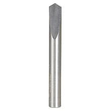 1/4" Dia x 11/16" CNC Solid Carbide 118° Point Spade Drill Router Bit, 1/4" Shank
