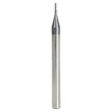 0.030" AlTiN Coated CNC Steel Square Mini End Mill Bit, 4-Flute