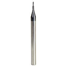 0.030" AlTiN Coated CNC Steel Ball End Mini Mill Bit, 2-Flute