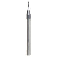 0.035" AlTiN Coated CNC Steel Ball End Mini Mill Bit, 2-Flute