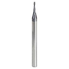 0.040" AlTiN Coated CNC Steel Ball End Mini Mill Bit, 2-Flute