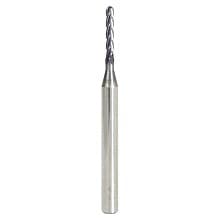 0.060" AlTiN Coated CNC Steel Ball End Mini Mill Bit, 4-Flute