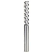 10mm x 45mm 55° CNC Solid Carbide Aluminum/Acrylic Cutting Helix End Mill Bit, 3-Flute, 10mm Shank