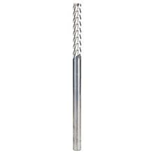 6mm x 35mm 55° CNC Solid Carbide Aluminum/Acrylic Cutting Helix End Mill Bit, 3-Flute, 6mm Shank