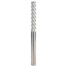 8mm x 45mm 55° CNC Solid Carbide Aluminum/Acrylic Cutting Helix End Mill Bit, 3-Flute, 8mm Shank