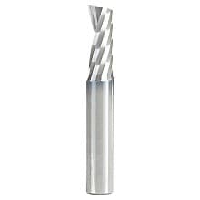 3/8" x 2-1/2" x 7/8" Up-Cut 'O' Aluminum Cutting CNC Spiral Router Bit, 1-Flute, 3/8" shank