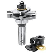 1-7/8" Dia x 1/8"-23/32" 2-Wings Quadraset Bit, 1/2" Shank