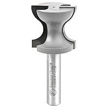 1-7/16" Dia x 1-3/8" Carbide Tipped Window Sill Edge 23/64" Radius, 1/2" Shank