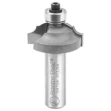 1-1/4" Dia x 1/2" Carbide Tipped Classical Bead/Cove Bit, 13/64" x 5/16" Radius, 1/2" Shank