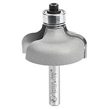 2-3/16" x 1-3/8" Dia x 11/16" Carbide Tipped Ogee Bit, 1/4" x 3/16" Radius, 1/4" Shank