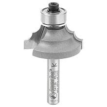 1-1/8" Dia x 1/2" Carbide Tipped Classical Molding Bit, 5/32" Radius, 1/4" Shank