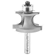 1-1/4" Dia x 23/32" Carbide Tipped Corner Round Bit, 1/4" Radius, 1/4" Shank