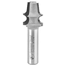 7/8" Dia x 1-1/32" Carbide Tipped Edge Beading Bit, 5/32" Radius, 1/2" Shank