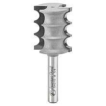 7/8" Dia x 1" Carbide Tipped Triple Bead 1/8" Radius, 1/4" Shank