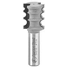 7/8" Dia x 1-1/16" Carbide Tipped Variable Beading Bit, 9/64" x 7/64" x 1/16" Radius, 1/2" Shank