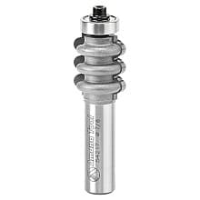 7/8" Dia x 1" Carbide Tipped Triple Flute, 1/8" Radius, 1/2 Shank