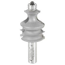 1-3/8" Dia x 1-5/8" Carbide Tipped Classical Architectural Molding 1/8" x 5/32" x 5/32" Radius, 1/2" Shank