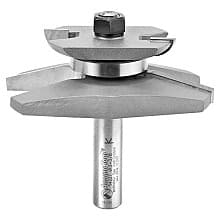 3-3/8" Dia x 1-1/16" Carbide Tipped Traditional Raised Panel Bit with Back Cutter 15° x 1-3/8" Angle, 1/2" Shank