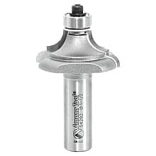 1-1/2" Dia x 5/8" Carbide Tipped Classical Cove/Bead Bit, 3/16" x 5/16" Radius, 1/2" Shank