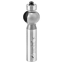 3/4" Dia x 1/2" Carbide Tipped Edge Fluting Bit, 5/16" Radius, 1/2" Shank