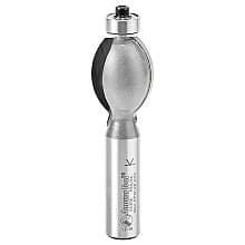 7/8" Dia x 1" Carbide Tipped Edge Fluting Bit, 3/4" Radius, 1/2 Shank