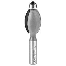 1" Dia x 1-1/2" Carbide Tipped Edge Fluting Bit, 3/16" Radius, 1/2" Shank