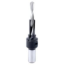 5mm x 90mm RTA Furniture Drill/Countersink Bit with Drill, 10mm Shank