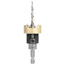 1/2" x 2-3/4" Carbide Tipped Countersink Bit with Tapered Drill/Adjustable Depth Stop, #8 Screw