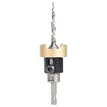 1/2" x 2-3/4" Carbide Tipped Countersink Bit with Tapered Drill/Adjustable Depth Stop, #10 Screw