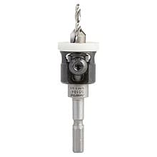 3/8" Dia x 9/64" Drill Dia 82° Carbide Tipped Countersink with Adjustable Low Friction Depth Stop for Festool CENTROTEC System
